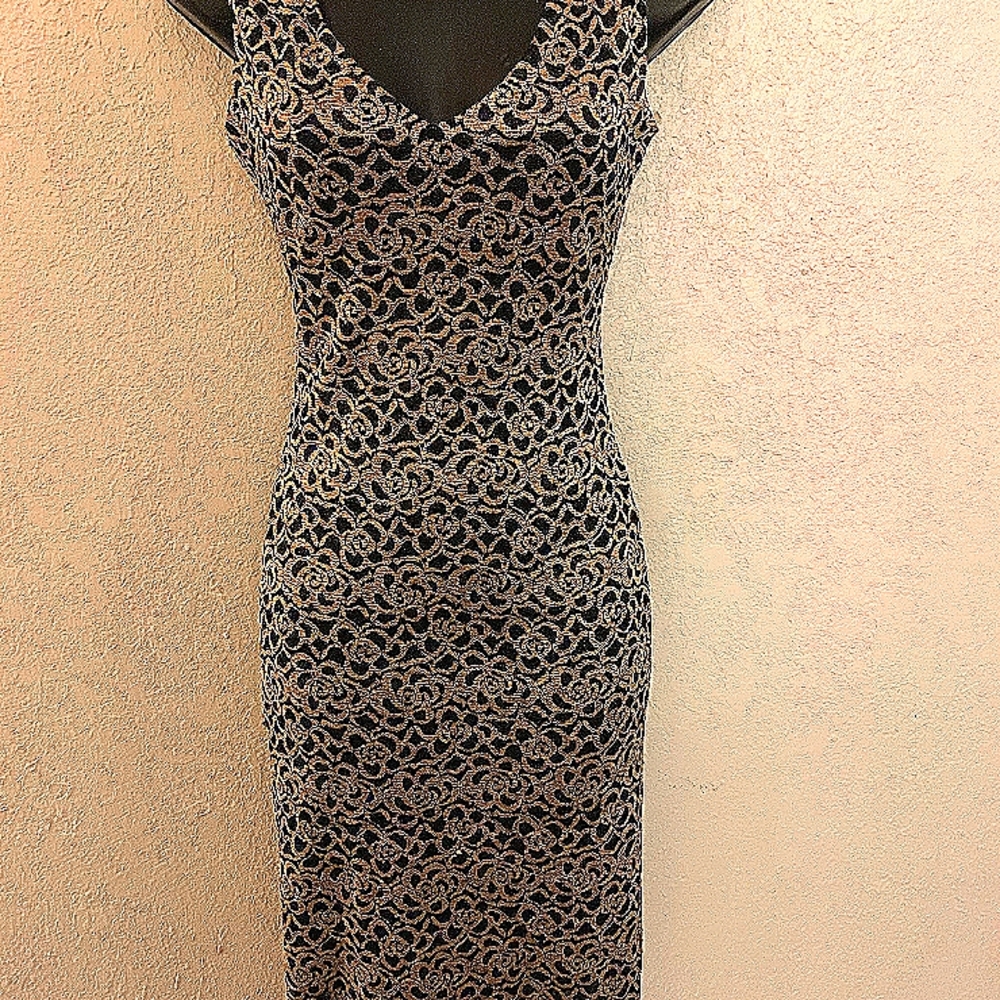 Gold dress